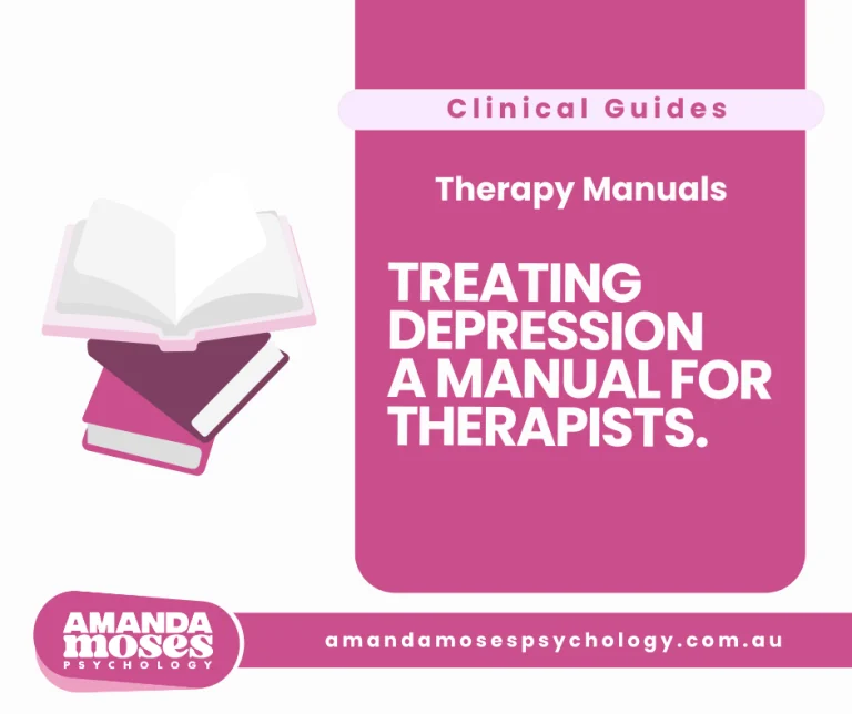 Treating Depression: Therapy Manual