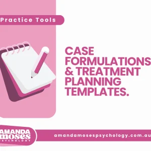 Case Formulations & Treatment Planning Templates