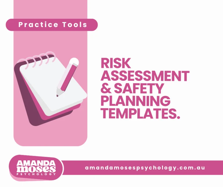 Risk Assessment & Safety Planning Templates