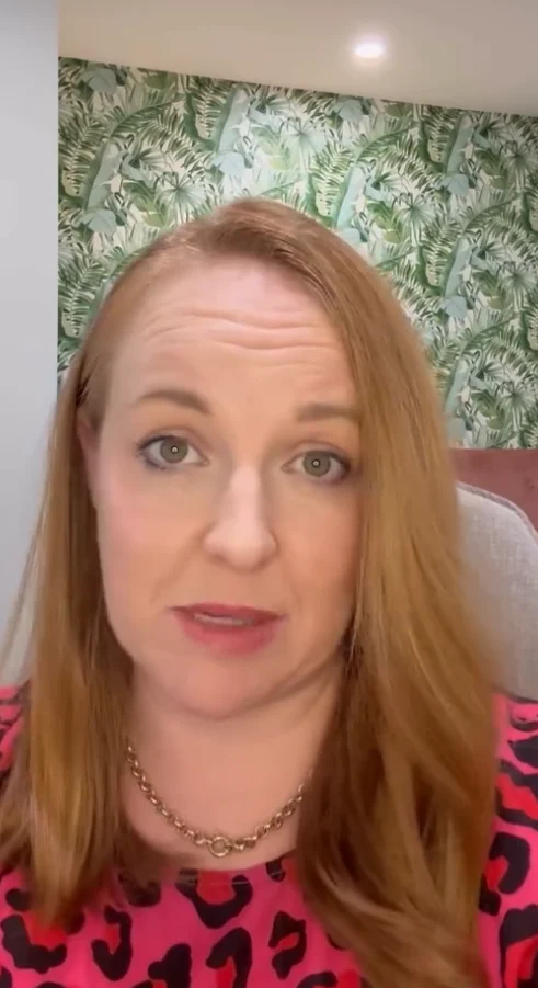 Lisa Boland speaking to the camera