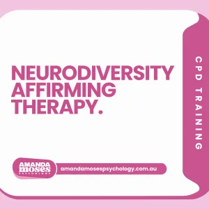 Neurodiversity affirming therapy