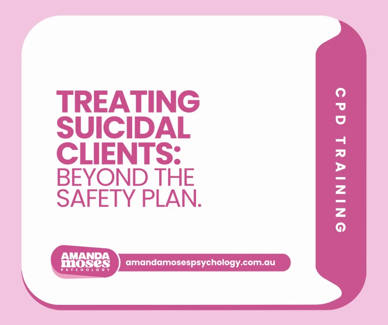 Treating suicidal clients