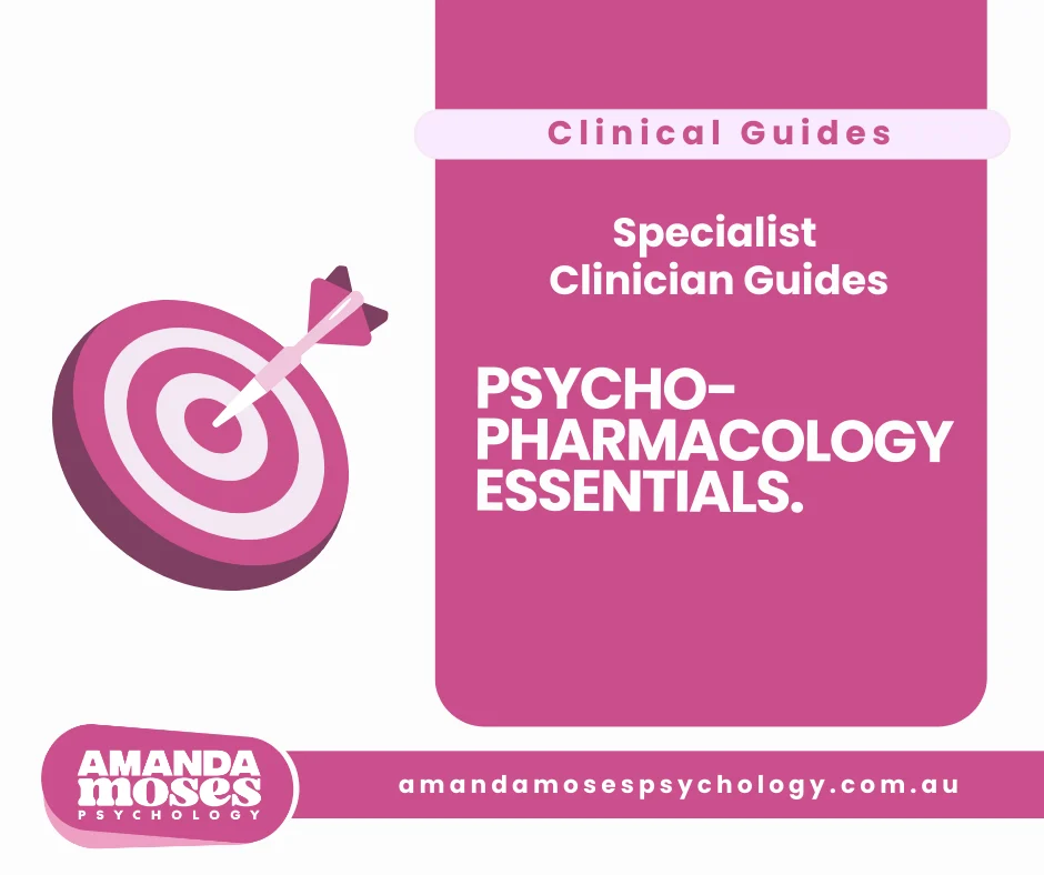 Psychopharmacology essentials