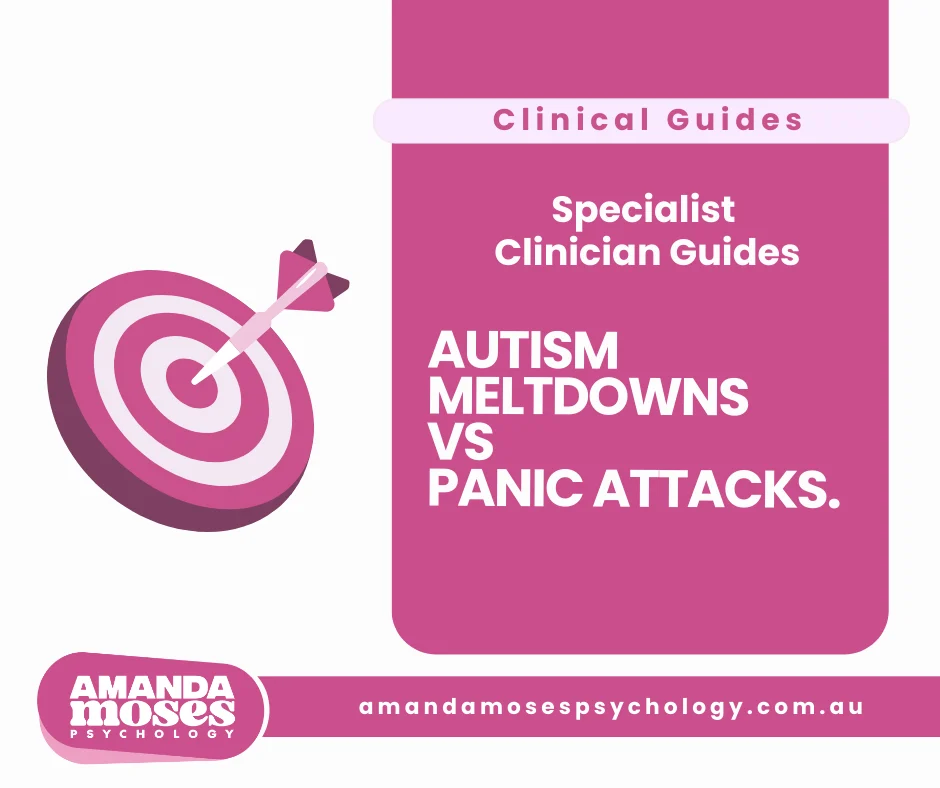 autism meltdowns vs panic attacks